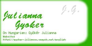 julianna gyoker business card